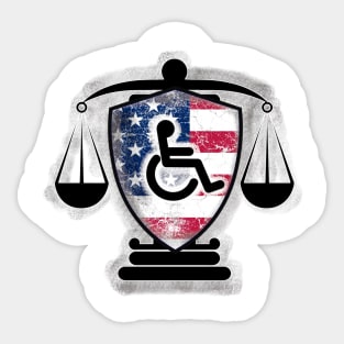 Disability Rights America Sticker